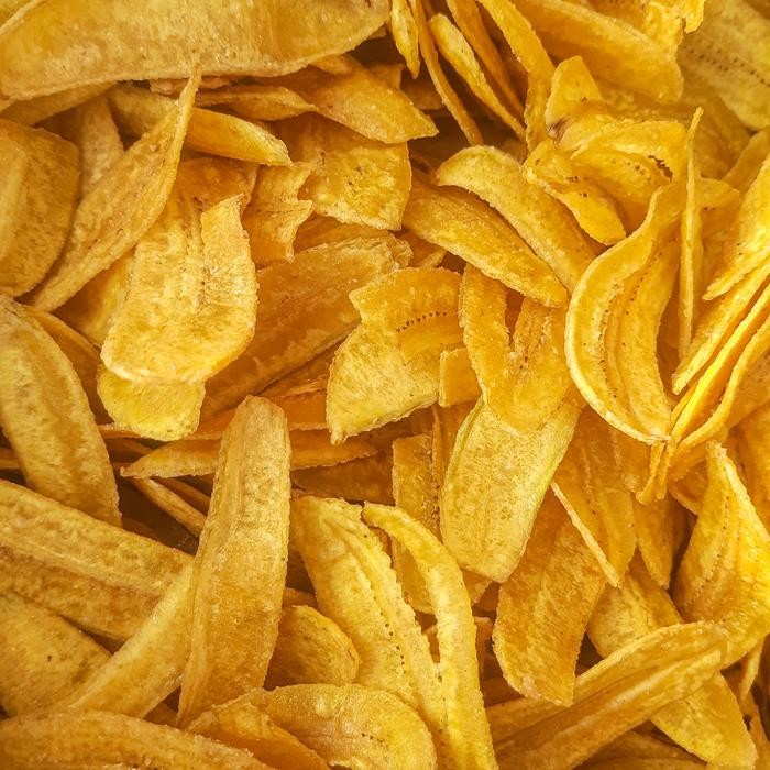 

Sedia Keripik Pisang Asin 1kg Gurih