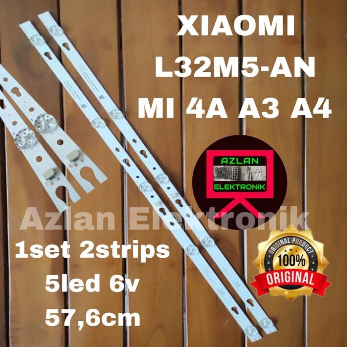 Terlaris BACKLIGHT LED TV XIAOMI 32" L32M5-AN BL LAMPU 32in 32M5 5LED 6VOLT SALE