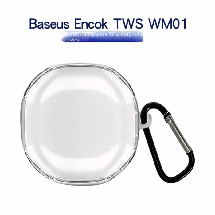 (Allthebest) PREMIUM Clear Soft TWS Encok WM01 case cover Transparan