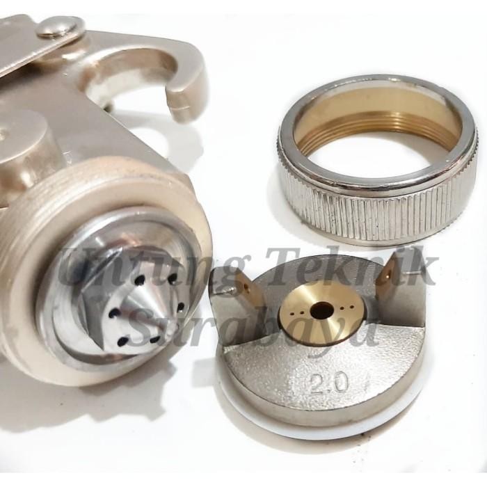 (Allthebest) MEIJI F200 S Spray Gun 2.0mm Tabung Bawah - Original