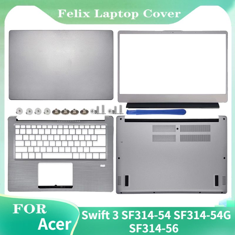 For Acer Swift 3 SF314-54 SF314-54G SF314-56 Series Top A Case Silver New Laptop LCD Back Cover/Fron