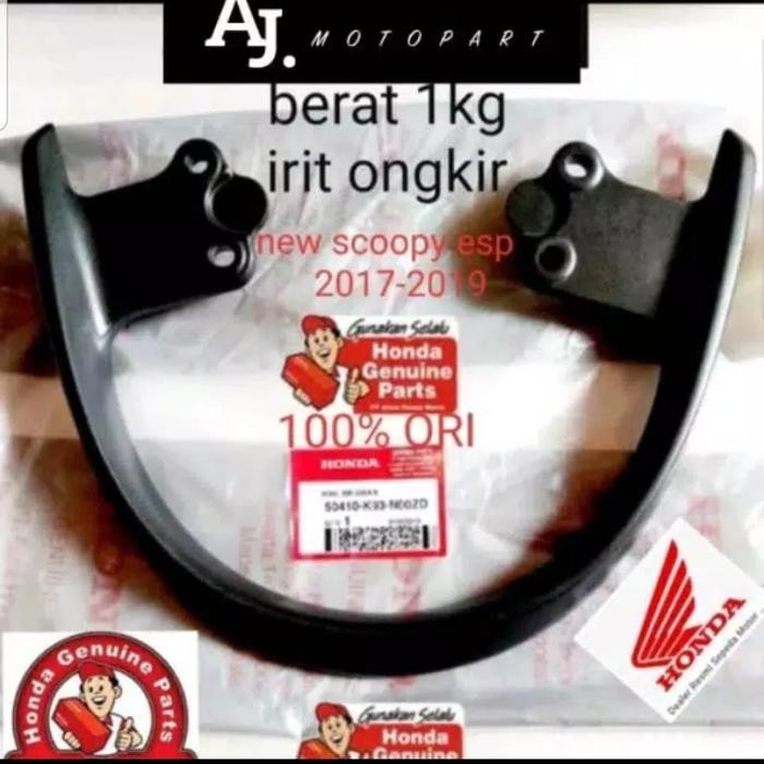 Behel Hitam Scoopy New Esp 2017-2019 Asli Honda Ahm