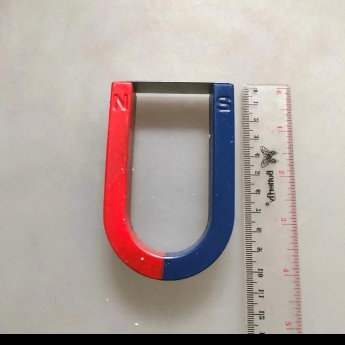 

Magnet bentuk huruf U Jumbo alat peraga pendidikan sekolah besi berani