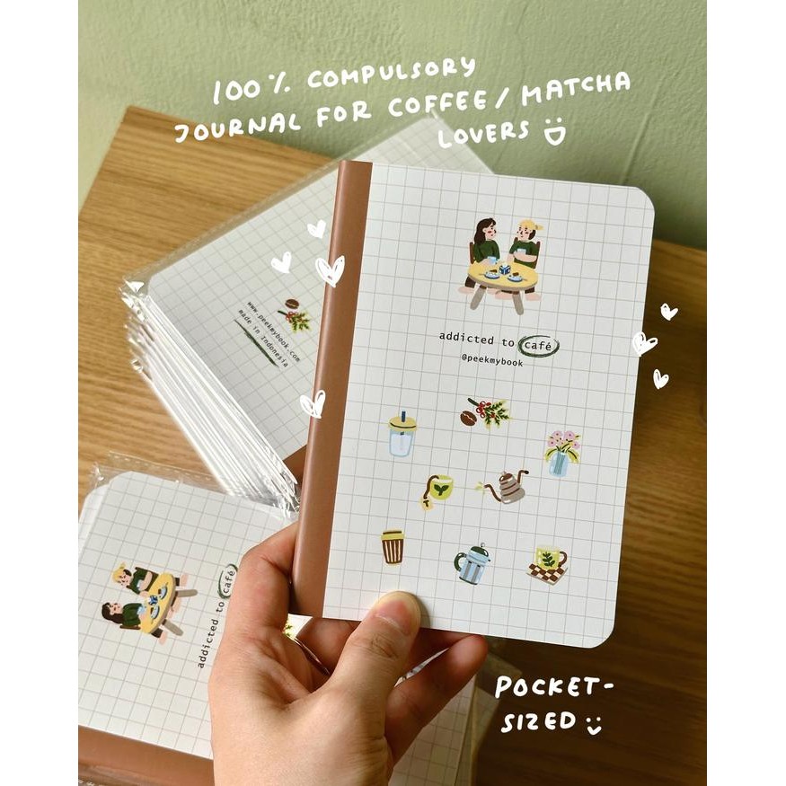 

Addicted to Cafe Peekmybook / Review Notebook / Buku Pecinta Kopi & Matcha / Coffee Matcha Journal