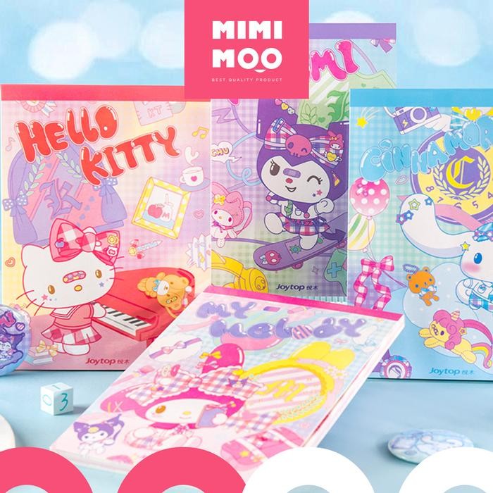 

MIMIMOO Buku A6 Notebook Sanrio Cinnamoroll Kuromi My Melody