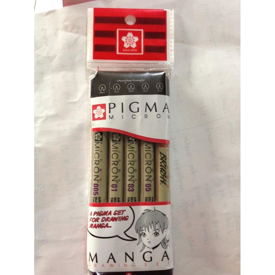 

sakura micron pack (drawing pen and brush)