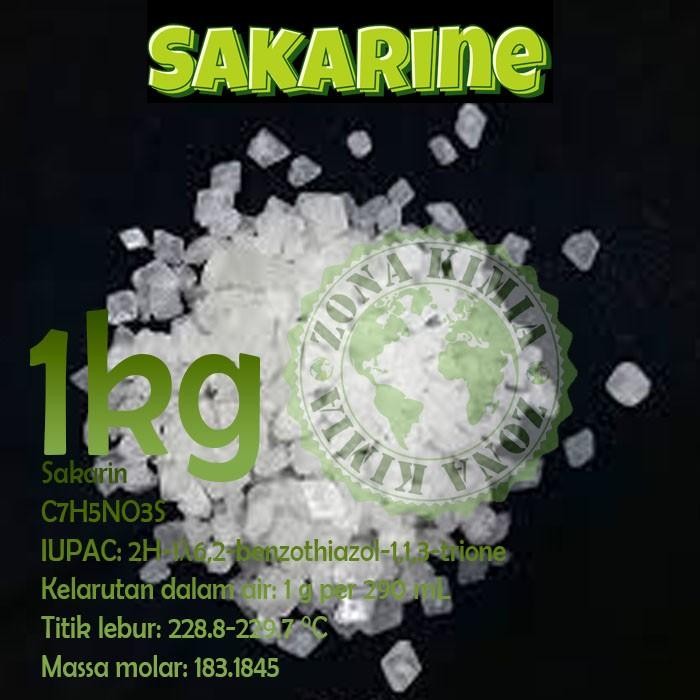 

ORIGINAL Sacharine Sakarin Pemanis Makanan Pengganti Gula Sakarine 1kg READY STOCK