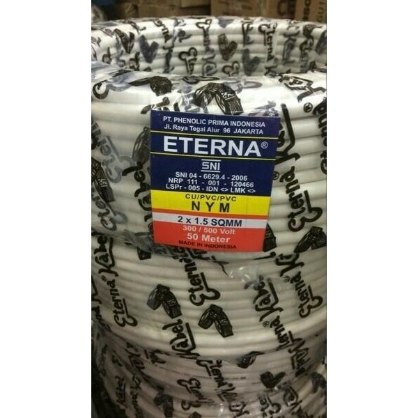 Kabel NYM Eterna 2x1.5mm (1roll)