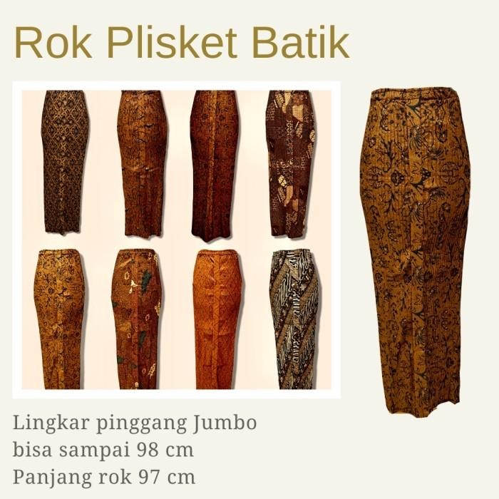 Kain Kebaya / Rok Plisket Batik / Rok Kebaya