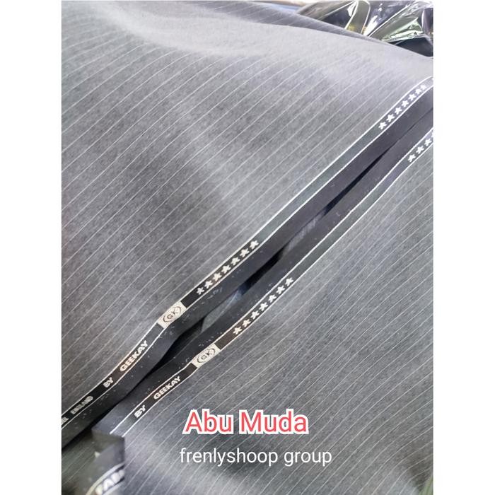 Kain stelan Jas semi wool Salur spandek stretch melar super 250's / Kain Bahan semi wool melar salur