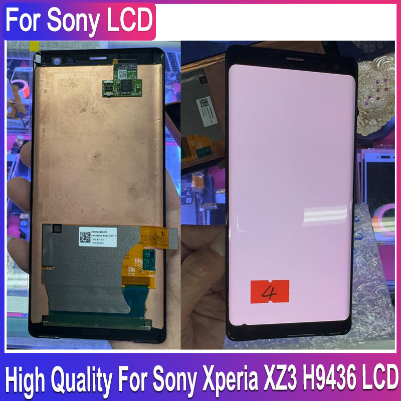 6.0'' Amoled For SONY Xperia XZ3 LCD Display Touch Screen Digitizer H9436 H8416 H9493 LCD With Small