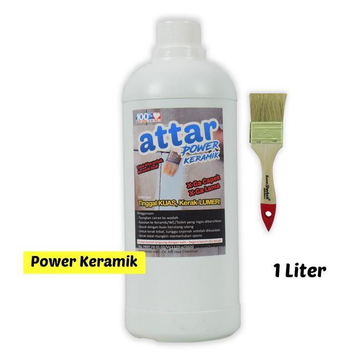 (Allthebest) ATTAR Power Cairan Pembersih KERAMIK / WC / Toilet 1 Liter