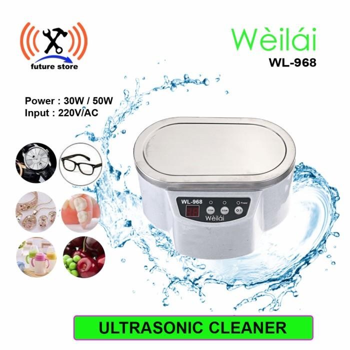 (Allthebest) Weilai WL-968 Mesin Ultrasonic Cleaner Jewelry Glasses Cleaning