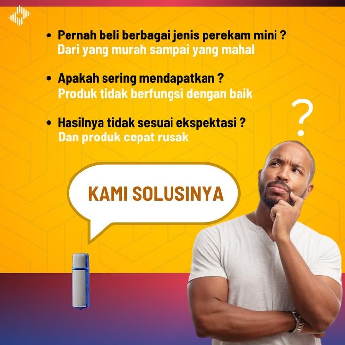 (Allthebest) Alat Perekam Suara Mini Voice Recorder Alat Penyadap Sadap Suara 63