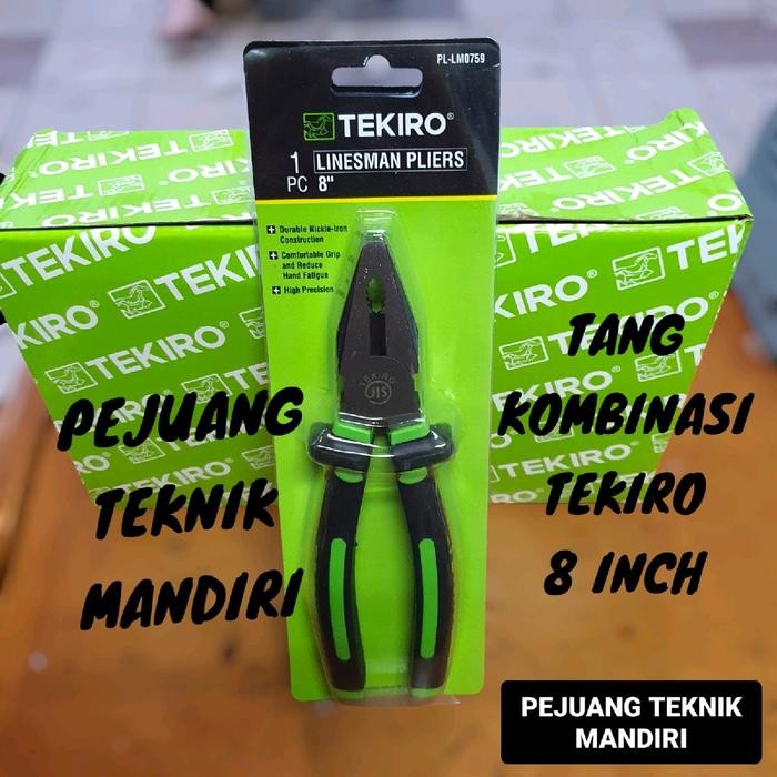 TANG KOMBINASI TEKIRO 8 INCH / TANG KOMBINASI TEKIRO 8"