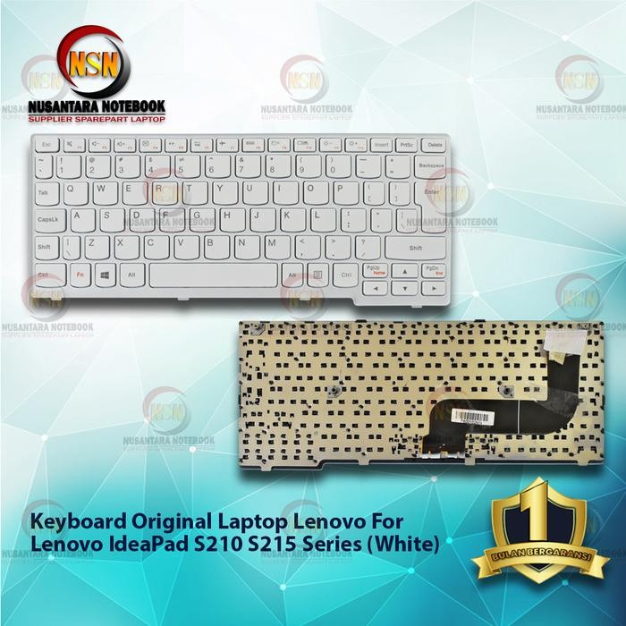 KEYBOARD LAPTOP LENOVO IDEAPAD S210 S215 SERIES WHITE