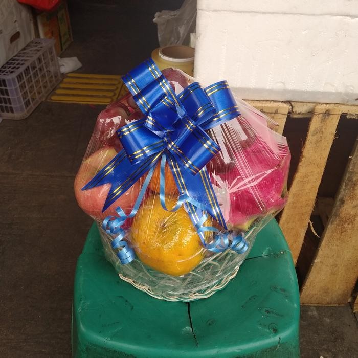 

Parcel Buah Segar Keranjang Bulat Kecil