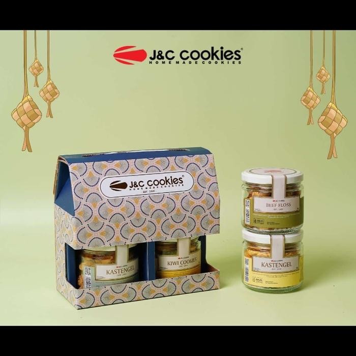 

hampers lebaran jnc cookies isi 2jar