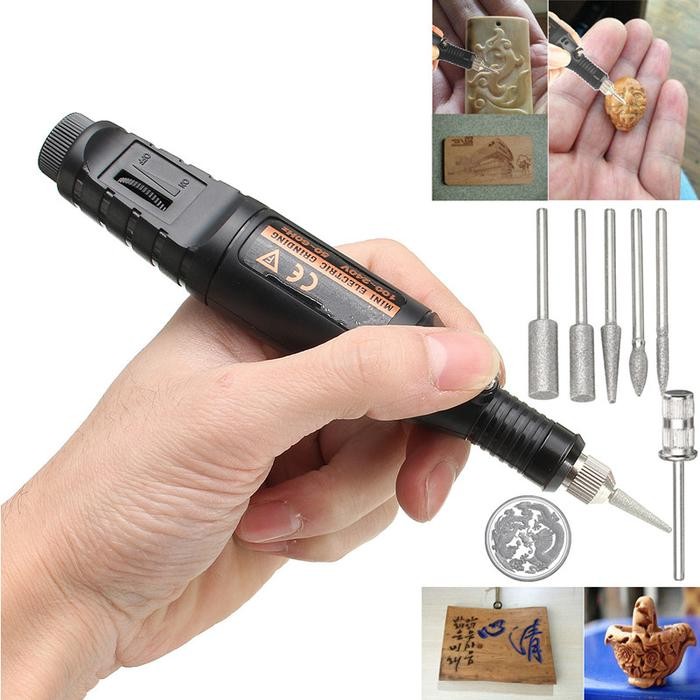 

Terbaru! Sale Micro Engraver Pen Diamond Tip Detail For Wood Metal Ceramic