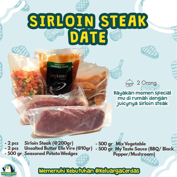 

Paket Sirloin Steak Murah Sirloin Steak Set Paket Steak BBQ 2 orang