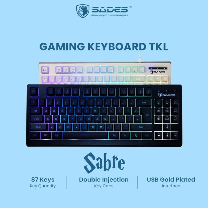 (Expert) Sades Sabre TKL RGB Gaming Keyboard