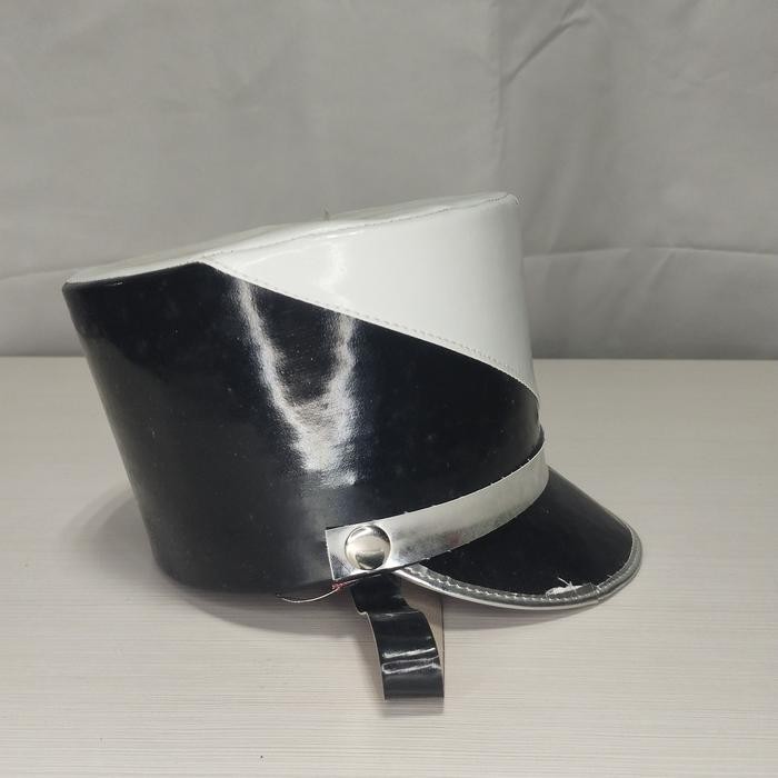 (Expert) Topi pasukan drumband marching SMA/dewasa pria wanita