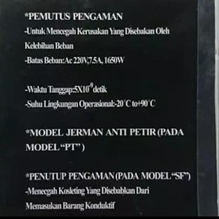 COLOKAN STOP KONTAK WINSTAR 4 LUBANG