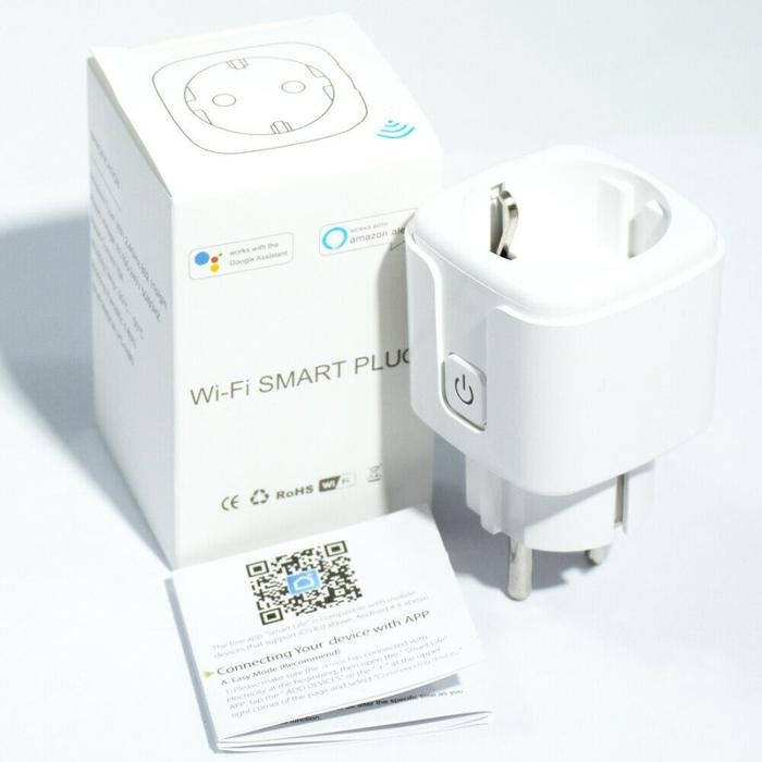 TUYA WIFI SMART PLUG - COLOKAN STOP KONTAK WIFI PINTAR
