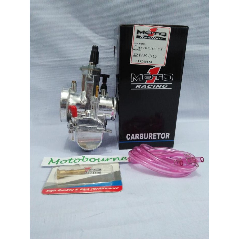 KARBULATOR MOTO1 PWK30 KARBU PWK 30 NICKEL MOTO 1 RACING
