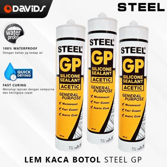 Expert Lem Kaca Aquarium Sealant Silent Akuarium Steel GP