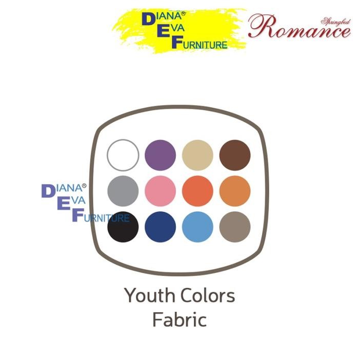 Romance 2In1 Eighteen Full Set ( Kasur + Bed Frame )