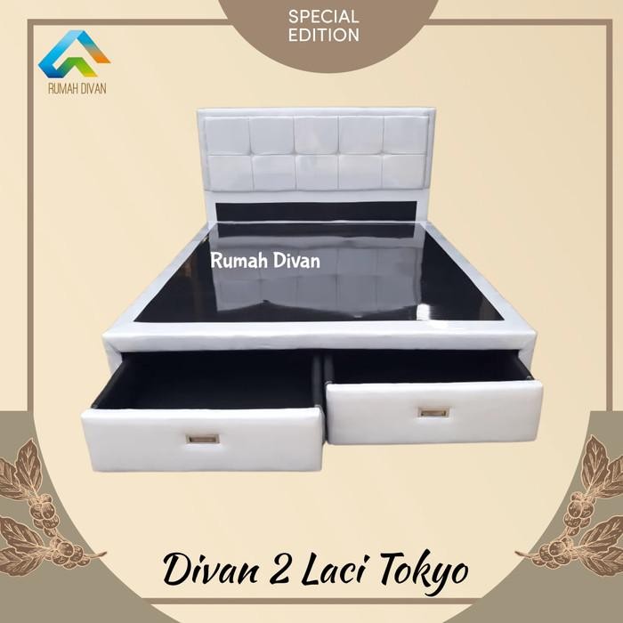 Divan Dipan Alas Springbed Laci Depan Uk.160X200 Kasur