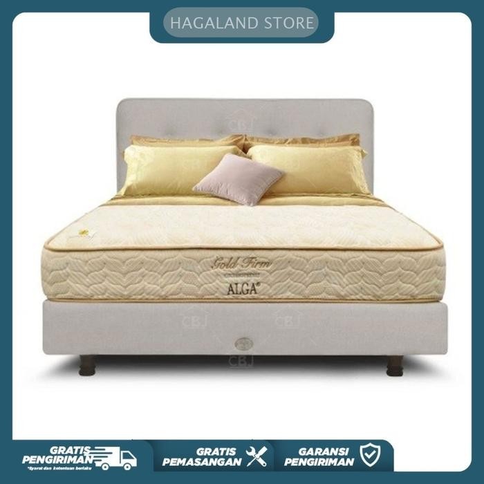 Alga Kasur Spring Bed Gold Firm (Orthopedic) Full Set