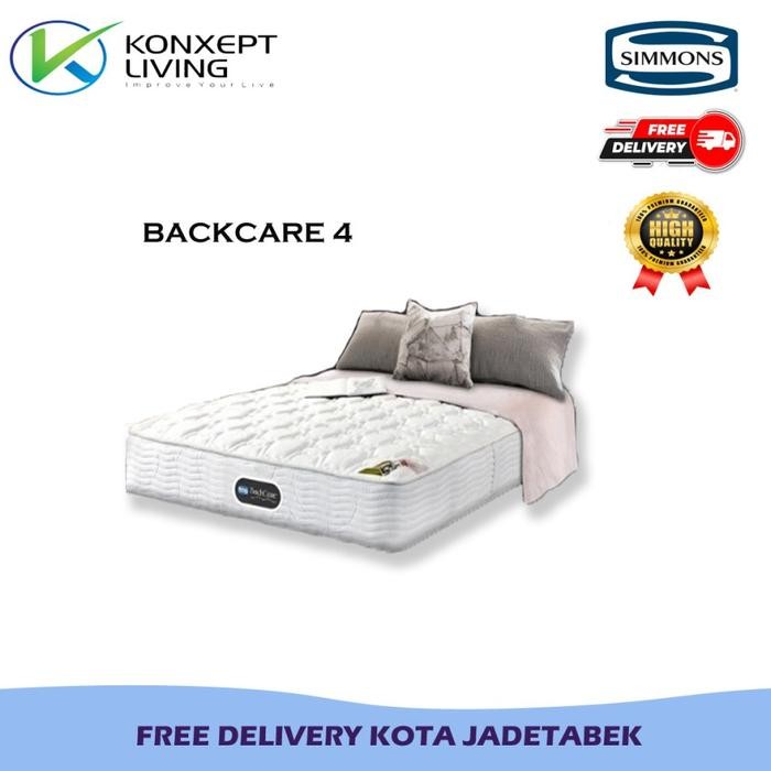Kasur Simmons Backcare 4 - 160X200 Springbed (Hanya Kasur)