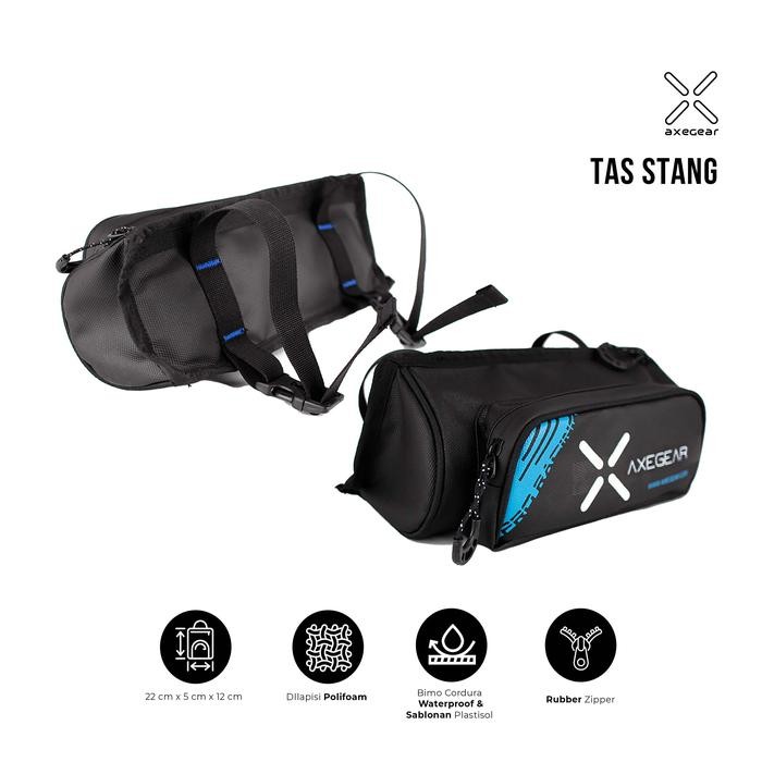 ORIGINAL TAS STANG TRAIL AXEGEAR HANDLEBAR TRABAS WATEROOF AXESTANG READY STOCK