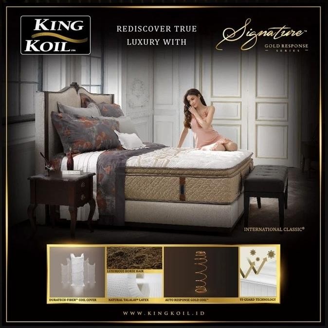 King Koil Kasur Springbed International Classic - Hanya Kasur 180X200