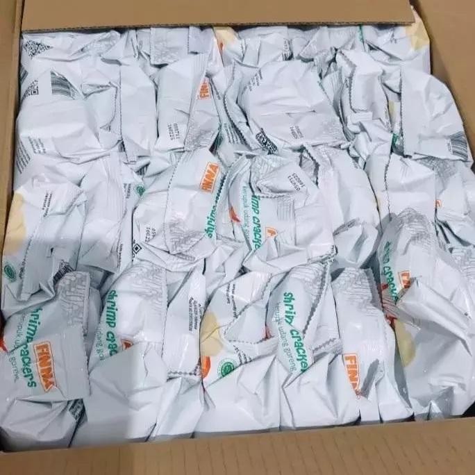 

FINNA Kerupuk Udang Goreng Matang Siap Makan 10gr Grosir Dus (120 pcs)