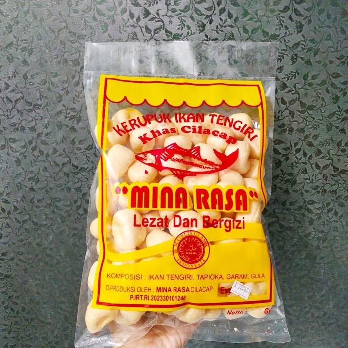 

Kerupuk Ikan Tengiri Premium Super Enak Gurih Halal Khas Cilacap Makanan Camilan Food