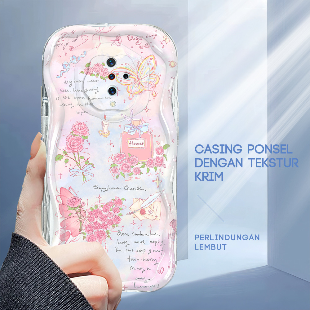 Casing Kupu-Kupu Untuk For VIVO S1 Pro Case Softcase Kesing 3837