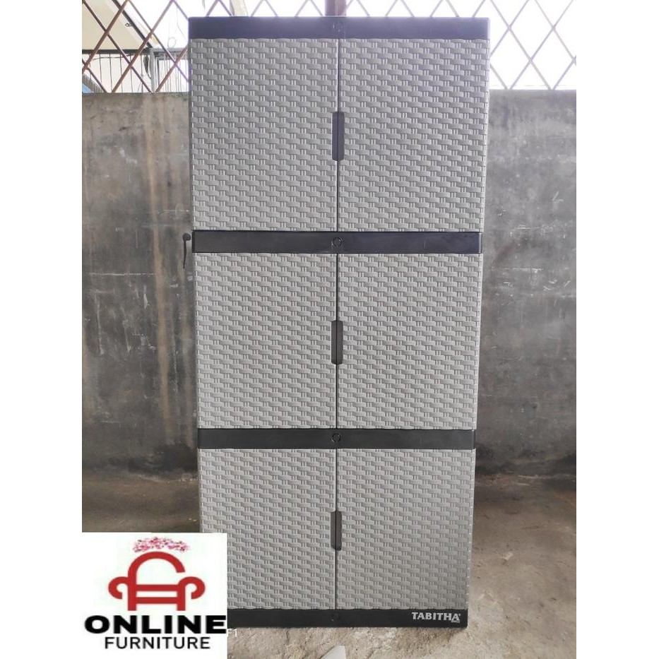 lemari plastik tabitha susun 3,lemari pakaian