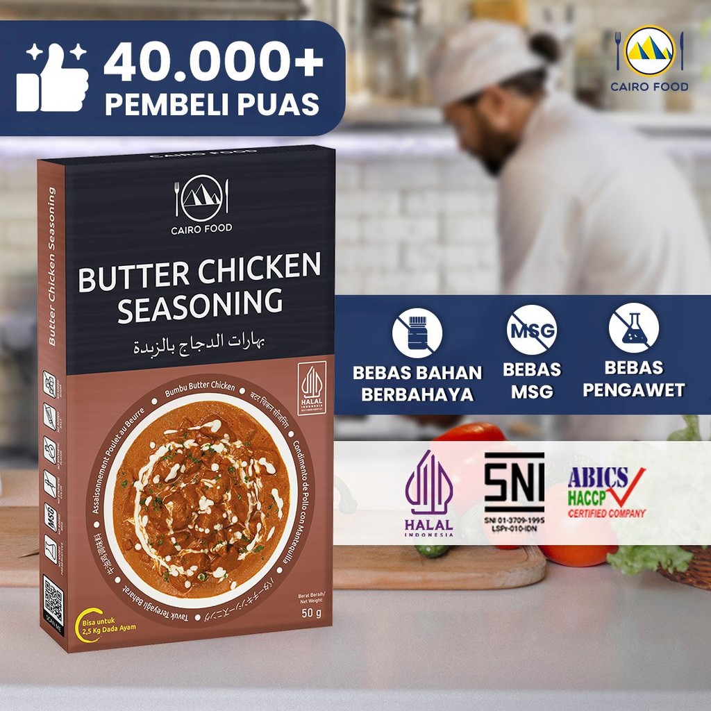 

Cairo Food - Bumbu Butter Chicken Asli Rempah