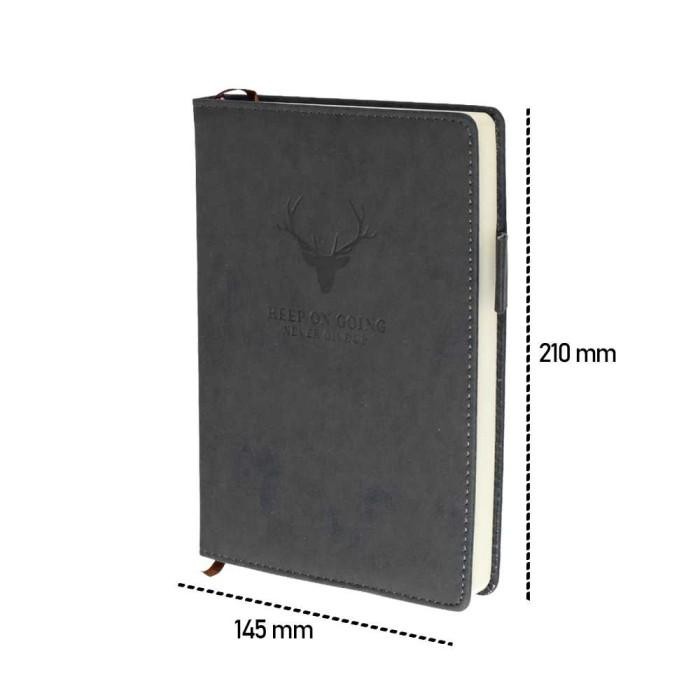 

Buku Agenda Notebook A5 Buku Catatan Binder Jurnal Harian Cover Kulit