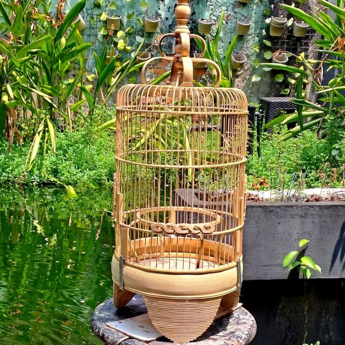 sangkar pleci bambu halusan