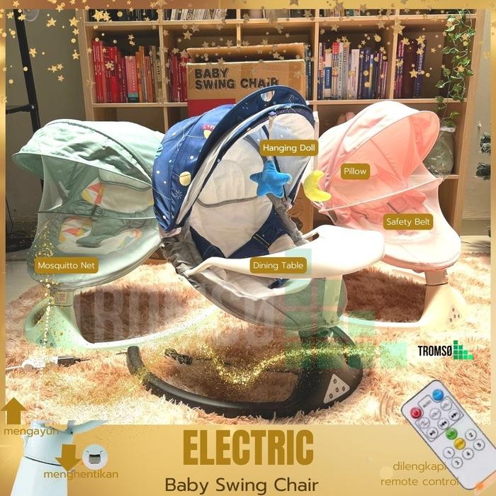 Tromso Baby Rocking Chair Electric With Bluetooth / Bouncer Electric