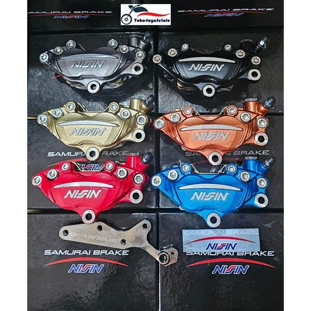 Kaliper Nissin Samurai 4Piston CBR 250 RR CBR250RR CBR 250RR ABS - NON ABS ORIGINAL