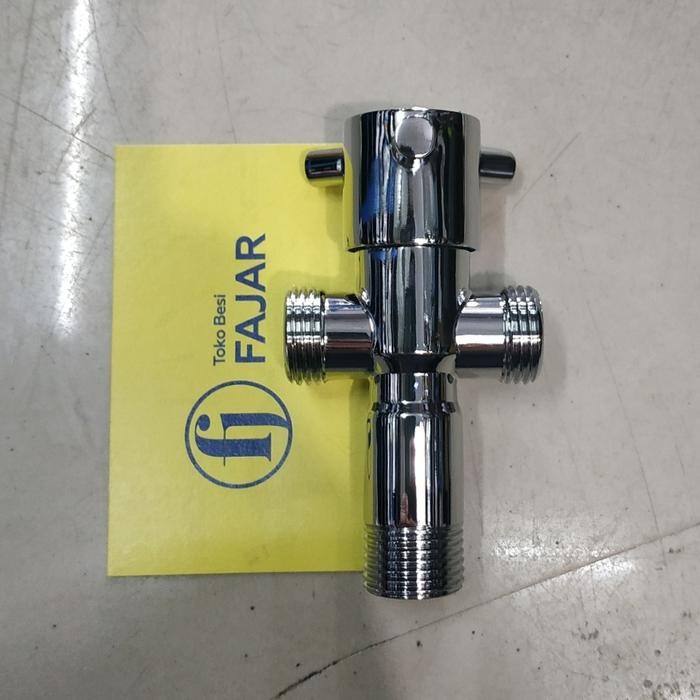 Kran shower T / stop kran bidet WC kloset cabang dua ONDA