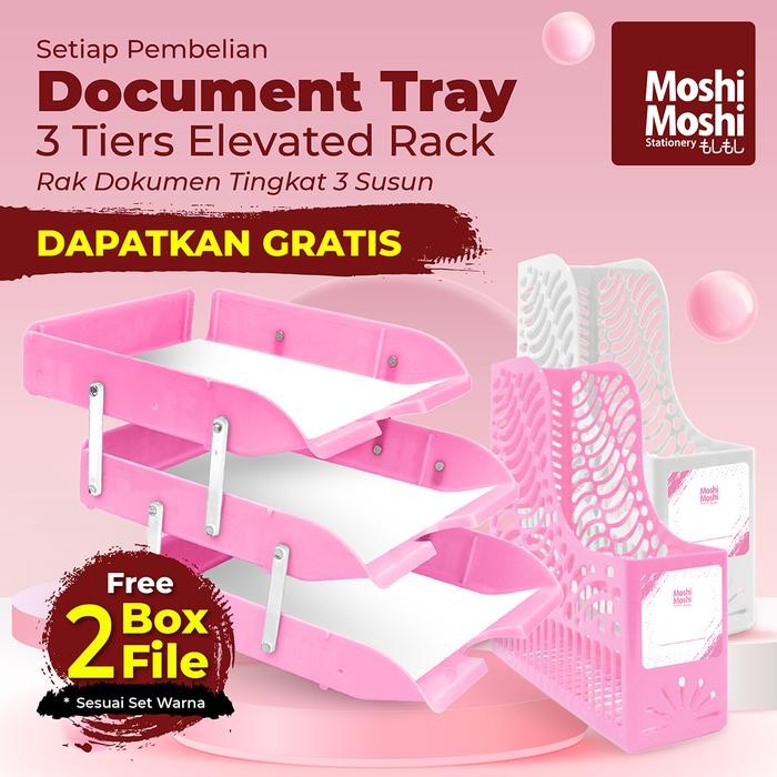 

Document Letter Tray Rak Susun Dokumen 3 Tingkat Free 2 File Box