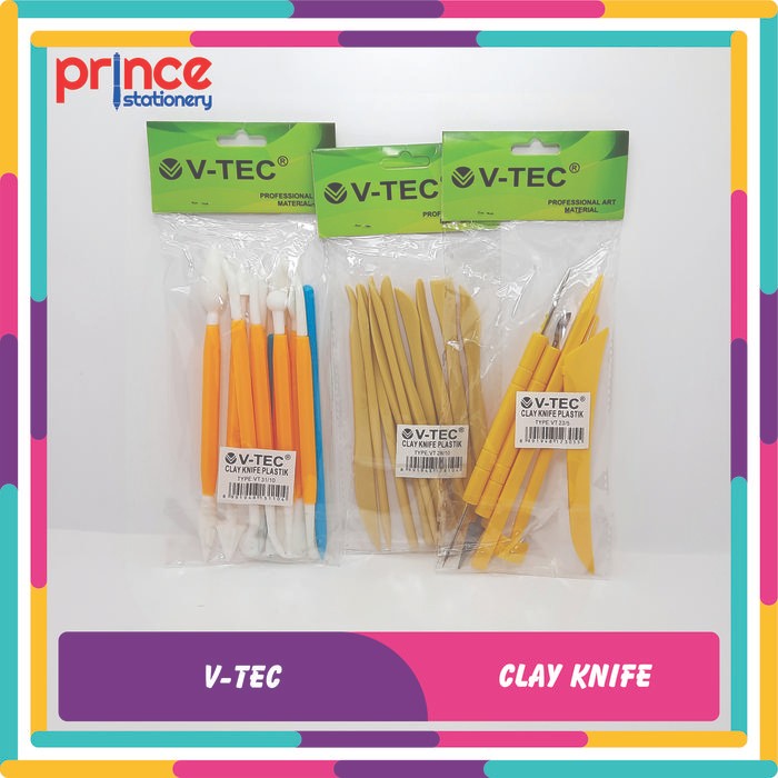 

AT V-TEC CLAY KNIFE / PISAU UKIR CLAY V-TEC