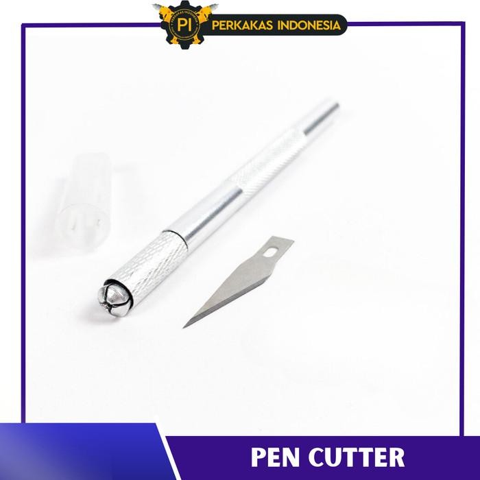 

AT Pen Cutter Pisau Potong Kertas Kecil Stiker Alat Pemotong Akrilik HPL