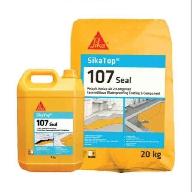 Baru Semen Pelapis Anti Bocor/Sika Topseal 107 2 Komponen (20 Kg+5 Kg) Terlaris